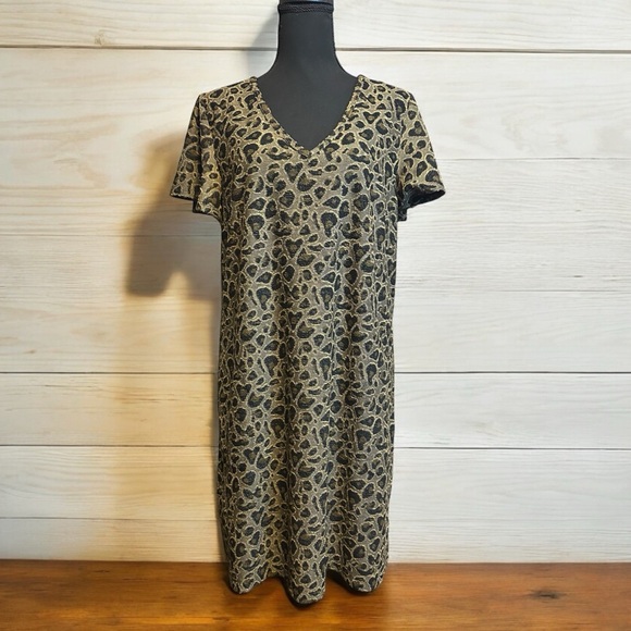 Cato Animal Print Midi Dress NWT - Picture 1 of 8